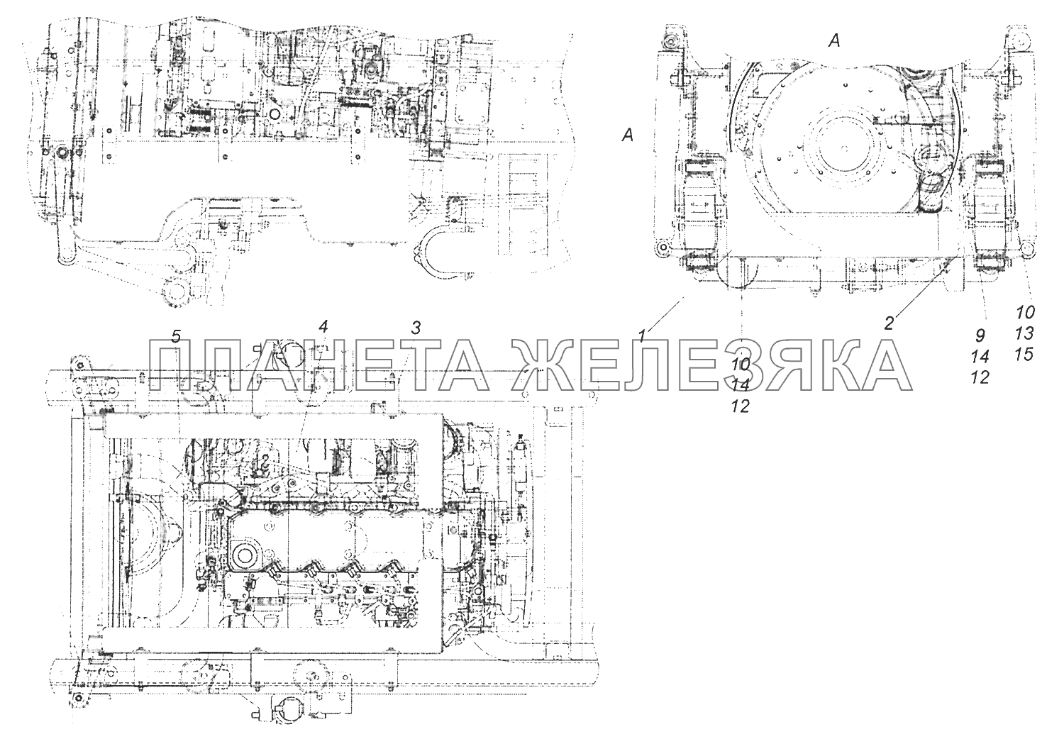 5308-1080010 Капотирование нижнее моторного отсека КамАЗ-5308 (Евро 3)