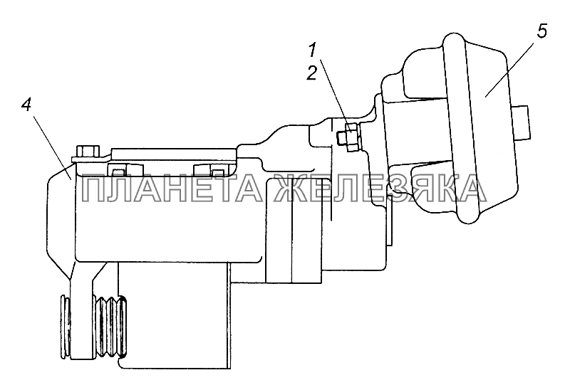 4308-3501010 Тормоз передний КамАЗ-5308 (Евро 3)