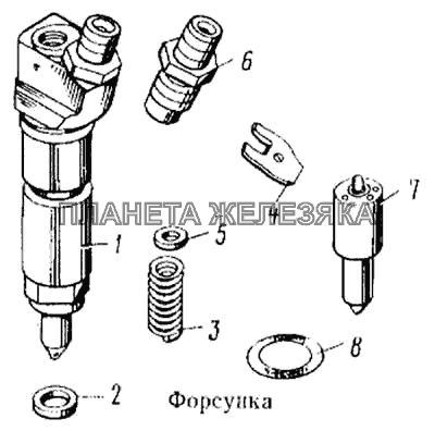 Форсунка КамАЗ-5315 Форсунка КамАЗ-5315