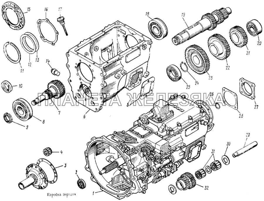 Коробка передач КамАЗ-5315