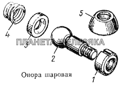 Опора шаровая КамАЗ-5315