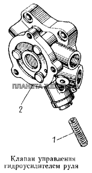 Клапан управления гидроусилителем руля КамАЗ-5315