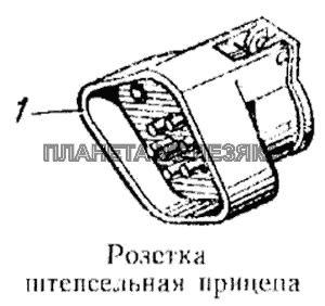 Розетка штепсельная прицепа КамАЗ-5315