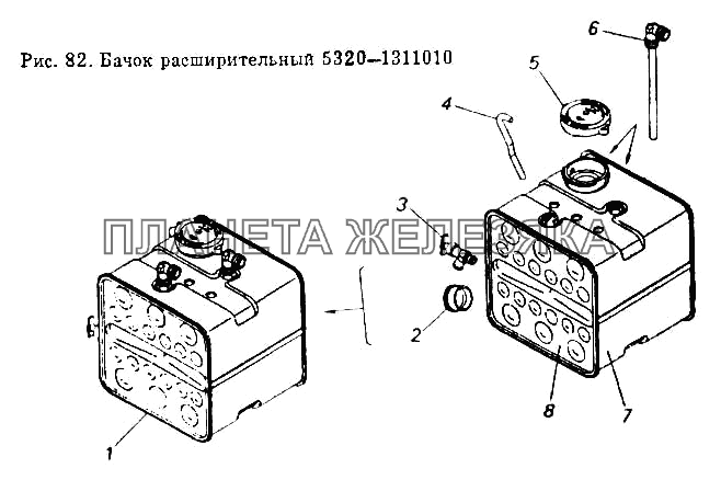 Бачок расширительный Общий (см. мод-ции)