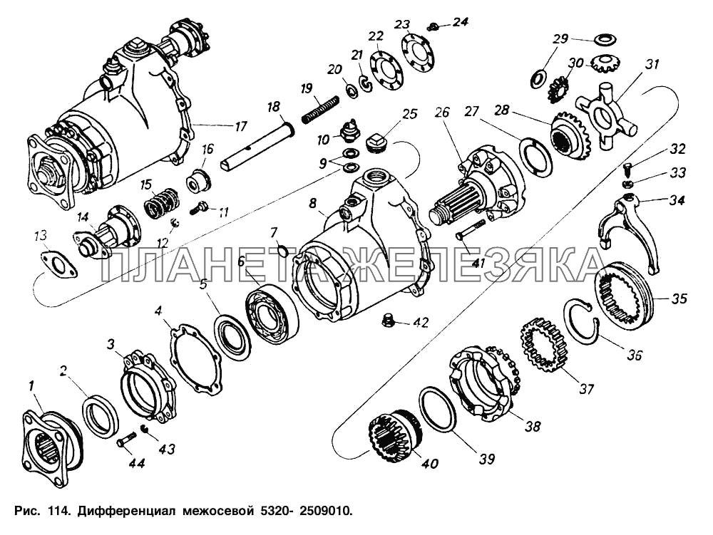 Дифференциал межосевой КамАЗ-5410