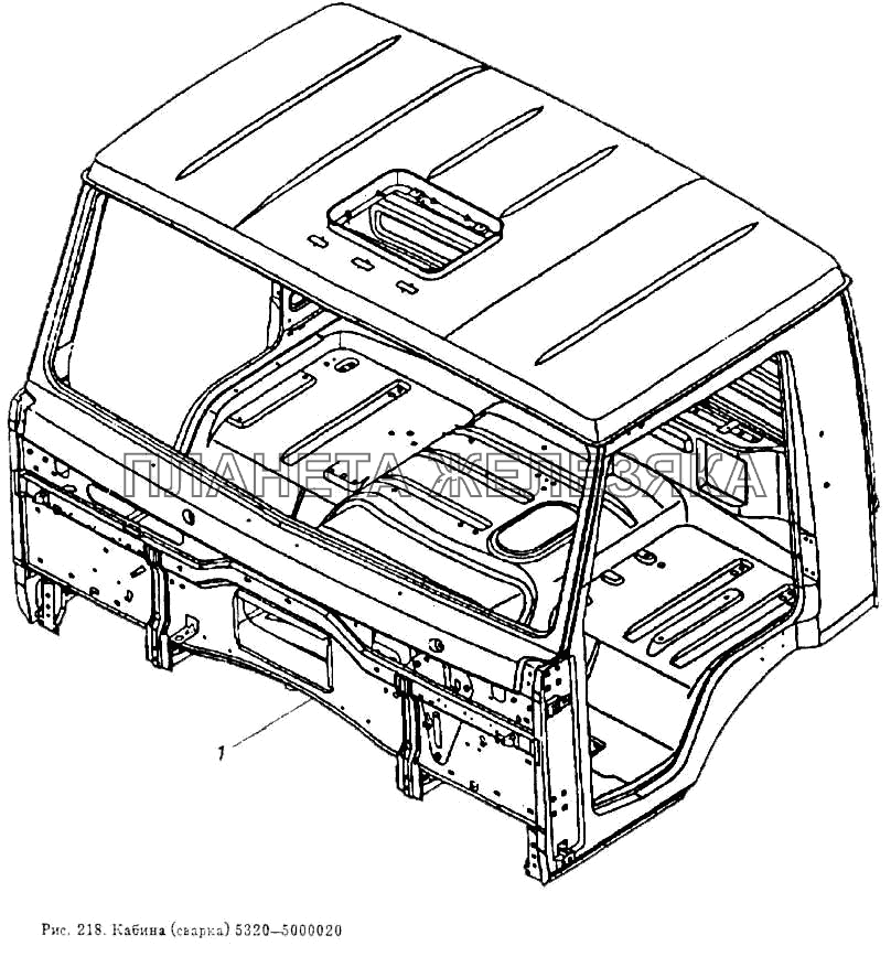 Кабина (сварка) КамАЗ-5320