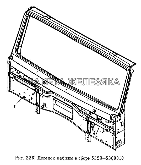 Передок кабины в сборе КамАЗ-5320