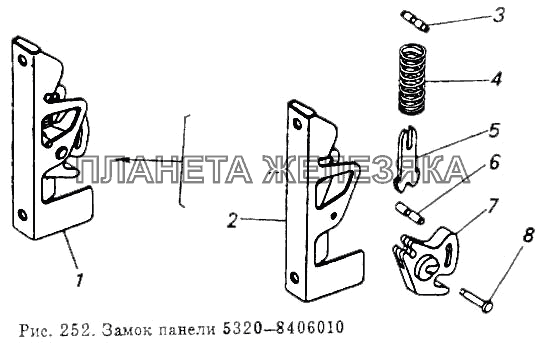 Замок панели Общий (см. мод-ции)