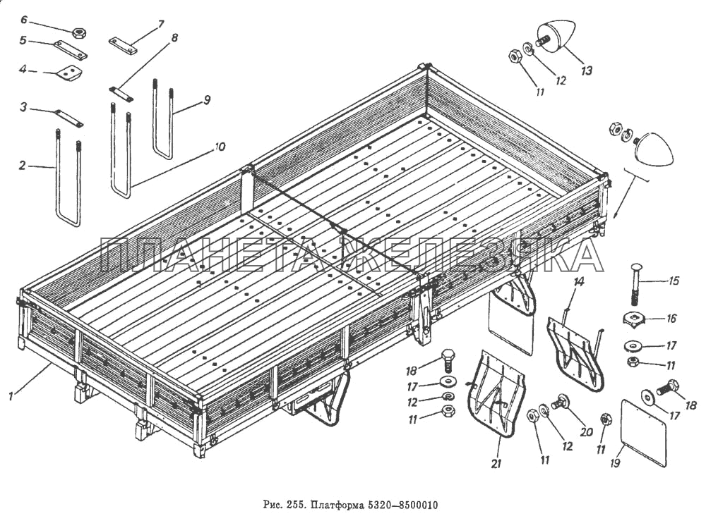 Платформа 5320-8500010 КамАЗ-5511