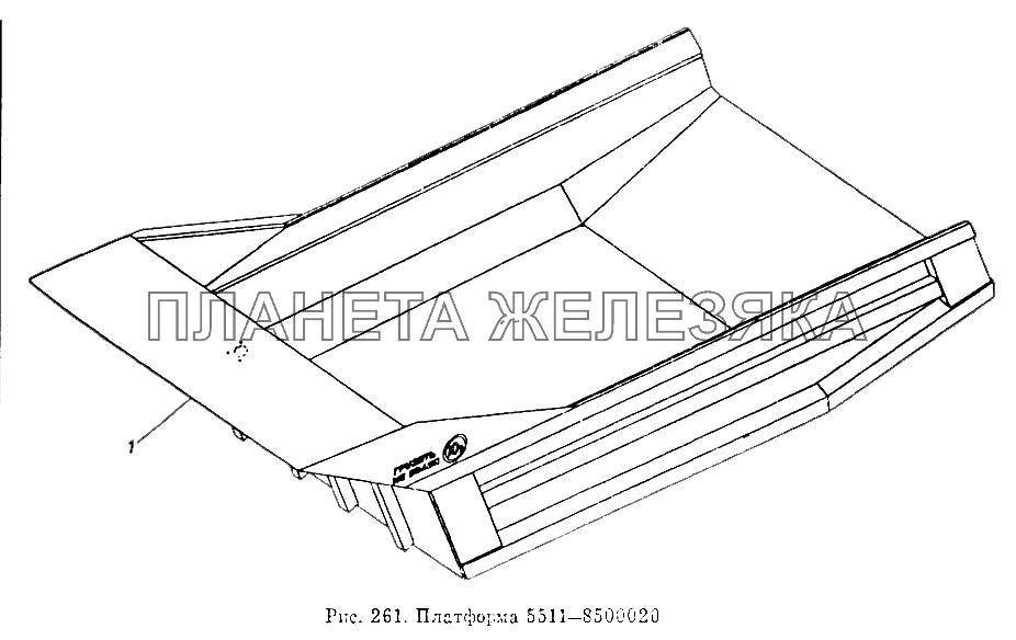 Платформа 5511-8500020 КамАЗ-5511
