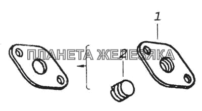 Заглушка водяной полости КамАЗ-53228, 65111