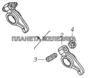 Коромысло клапана в сборе КамАЗ-53228, 65111