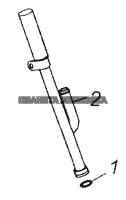Трубка указателя уровня с кольцом КамАЗ-53228, 65111