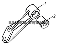 Кронштейн вала привода управления регулятором КамАЗ-53228, 65111