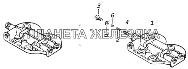 Крышка фильтра КамАЗ-53228, 65111