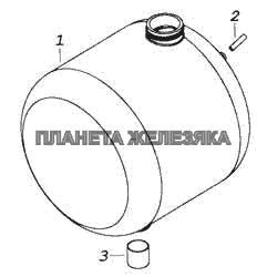 Бачок расширительный КамАЗ-53228, 65111