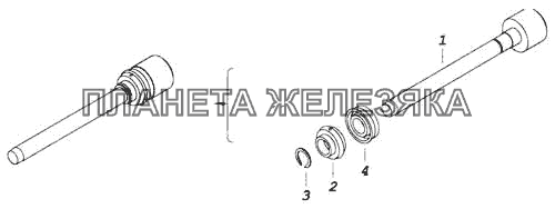 Поршень выключения сцепления КамАЗ-53228, 65111