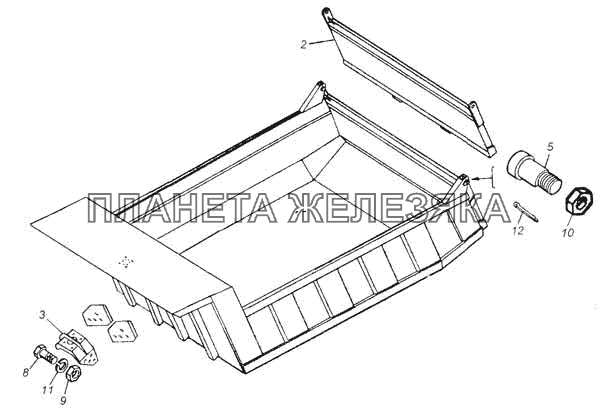 Платформа КамАЗ-53228, 65111