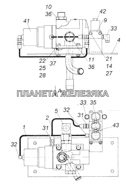 Блок управления КамАЗ-53228, 65111