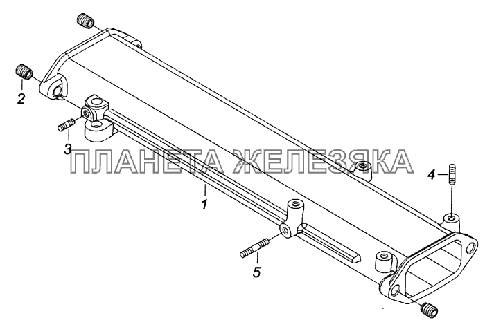 7406.1115122-10 Труба подводящая КамАЗ-53229 (Евро 2)