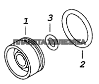 5320-1609556 Уплотнение поршня выключения сцепления КамАЗ-53229 (Евро 2)