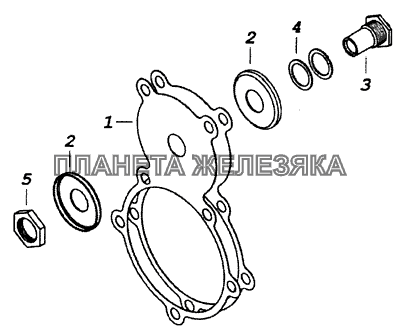 5320-1609570 Диафрагма ПГУ КамАЗ-53229 (Евро 2)