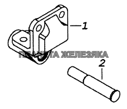 65115-2906070 Кронштейн стабилизатора КамАЗ-53229 (Евро 2)