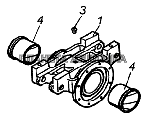 55111-2918070 Башмак рессоры с втулками КамАЗ-53229 (Евро 2)