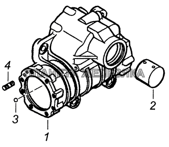 4310-3401010 Картер механизма рулевого управления КамАЗ-53229 (Евро 2)