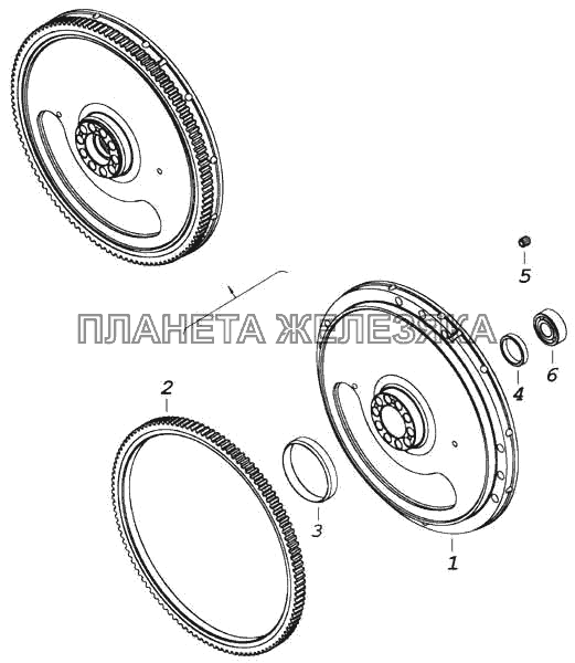 Маховик КамАЗ-5360