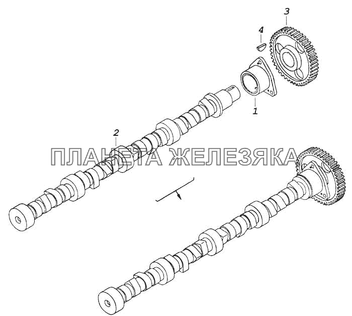 Вал распределительный КамАЗ-5360