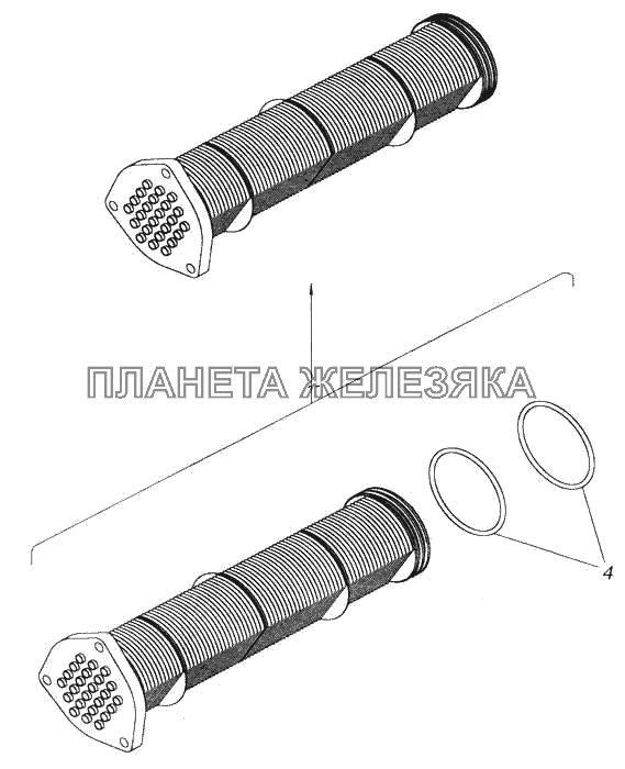 Сердцевина в сборе КамАЗ-5360