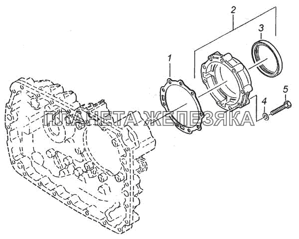 Картер планетарной передачи КамАЗ-5360