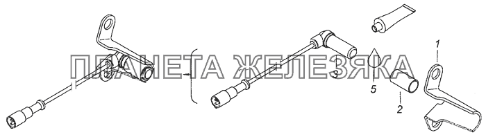 6520-3541110 Датчик скорости с кронштейном КамАЗ-53605 (Евро-4)