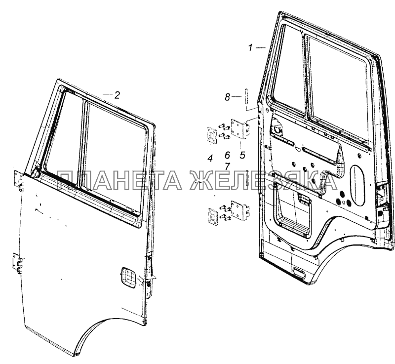 Камаз двери стекло двери. Петля двери КАМАЗ 5320-6106022. 53205-6100014 Дверь правая. Дверь левая 53205-6100137 КАМАЗ. Дверь 53205-6100137 левая ПАО КАМАЗ.
