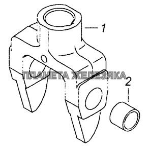 4308-1703494 Вилка со втулками КамАЗ-53605 (Евро-4)