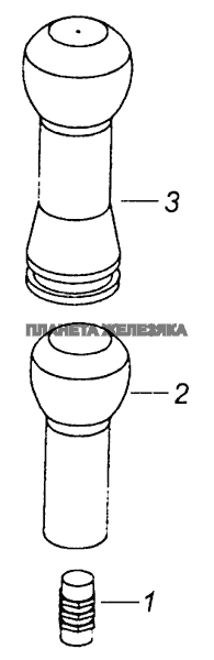 14.1703248-60 Рукоятка рычага переключения передач КамАЗ-53605 (Евро-4)