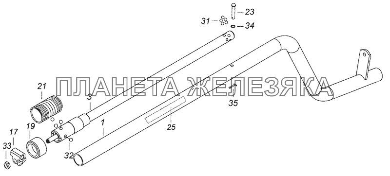 53605-1703325 Тяга КамАЗ-53605 (Евро-4)