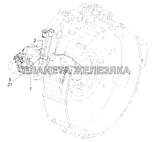 4308-1104000-30 Установка топливных трубопроводов КамАЗ-53605 (Евро-4)