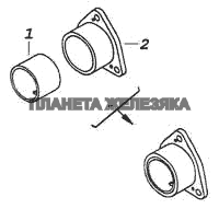 Корпус подшипника распределительного вала с втулкой КамАЗ-5460 Корпус подшипника распределительного вала с втулкой КамАЗ-5460