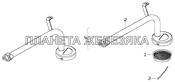Маслозаборник КамАЗ-5460 Маслозаборник КамАЗ-5460