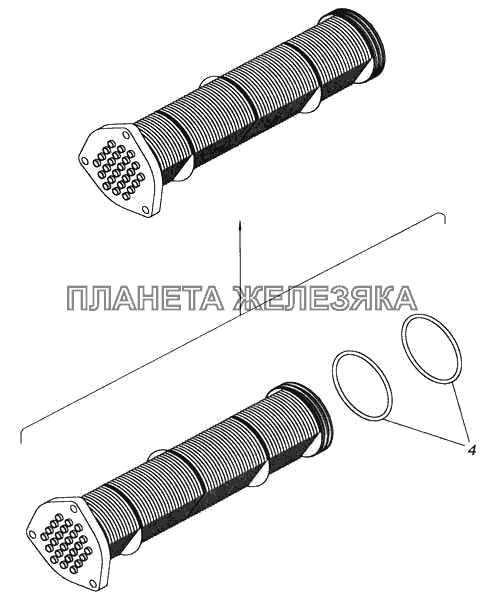 Сердцевина в сборе КамАЗ-5460