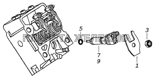 Установка форсунки КамАЗ-5460