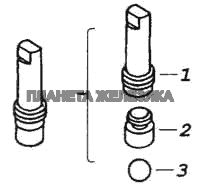 Пробка с шариком и держателем КамАЗ-5460