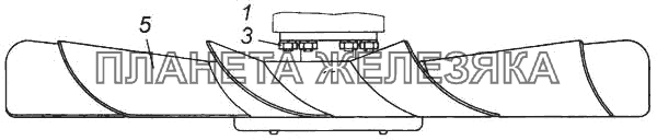 Установка вентилятора с муфтой привода КамАЗ-5460