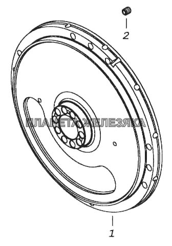 Маховик КамАЗ-5460 (каталог 2005 г.)