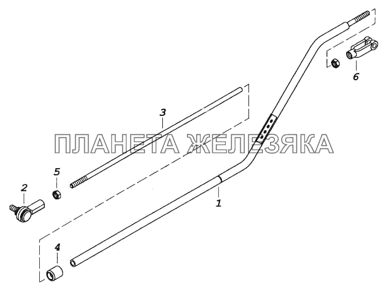 Толкатель КамАЗ-5460 (каталог 2005 г.)