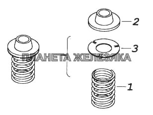 Пружина КамАЗ-5460 (каталог 2005 г.)