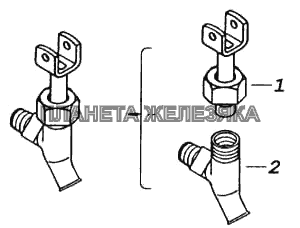 Кран сливной системы охлаждения КамАЗ-5460 (каталог 2005 г.)