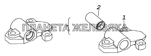 Ушко с втулкой КамАЗ-5460 (каталог 2005 г.)